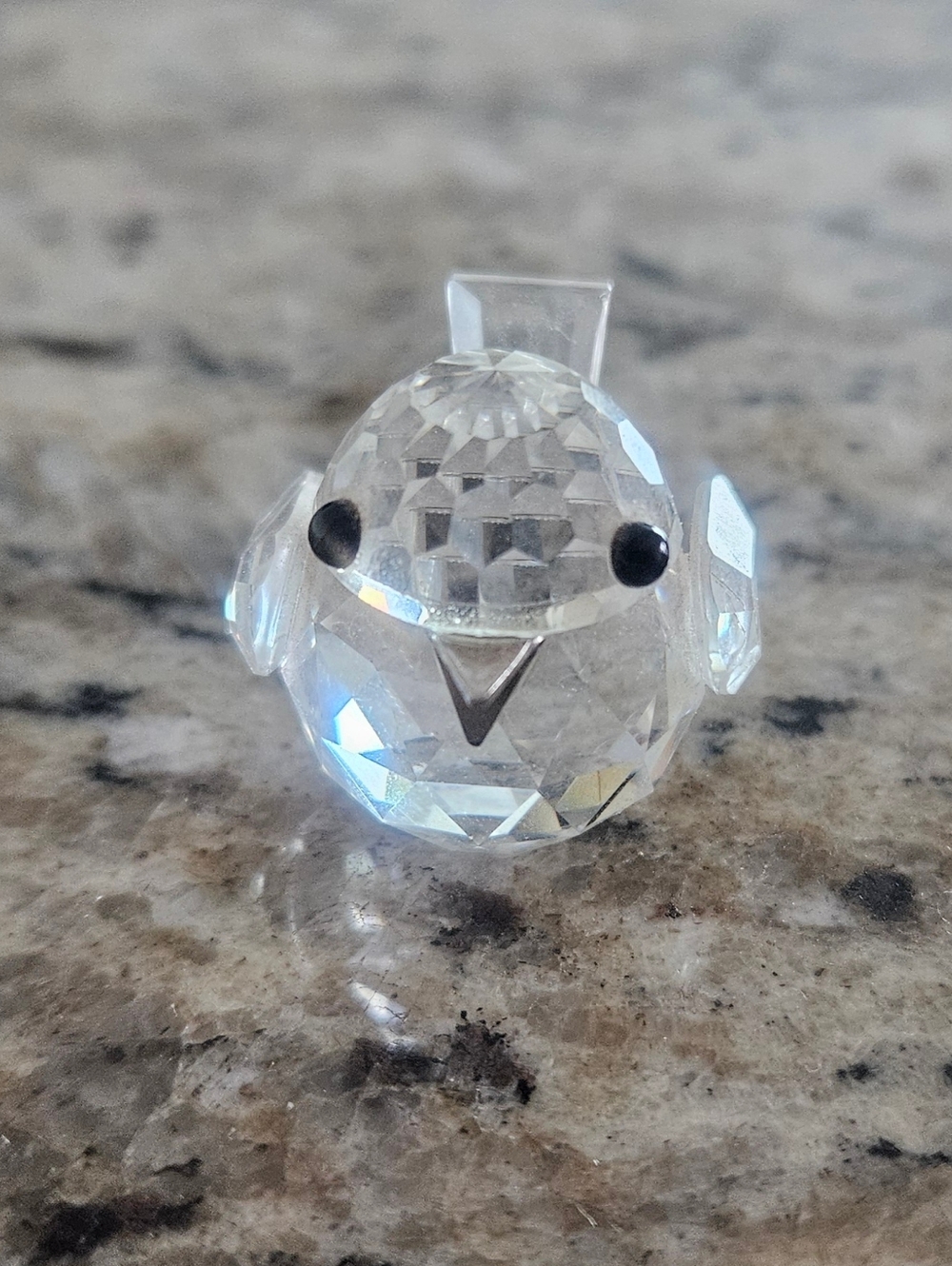 Swarovski Crystal Bird Figurine - Clear